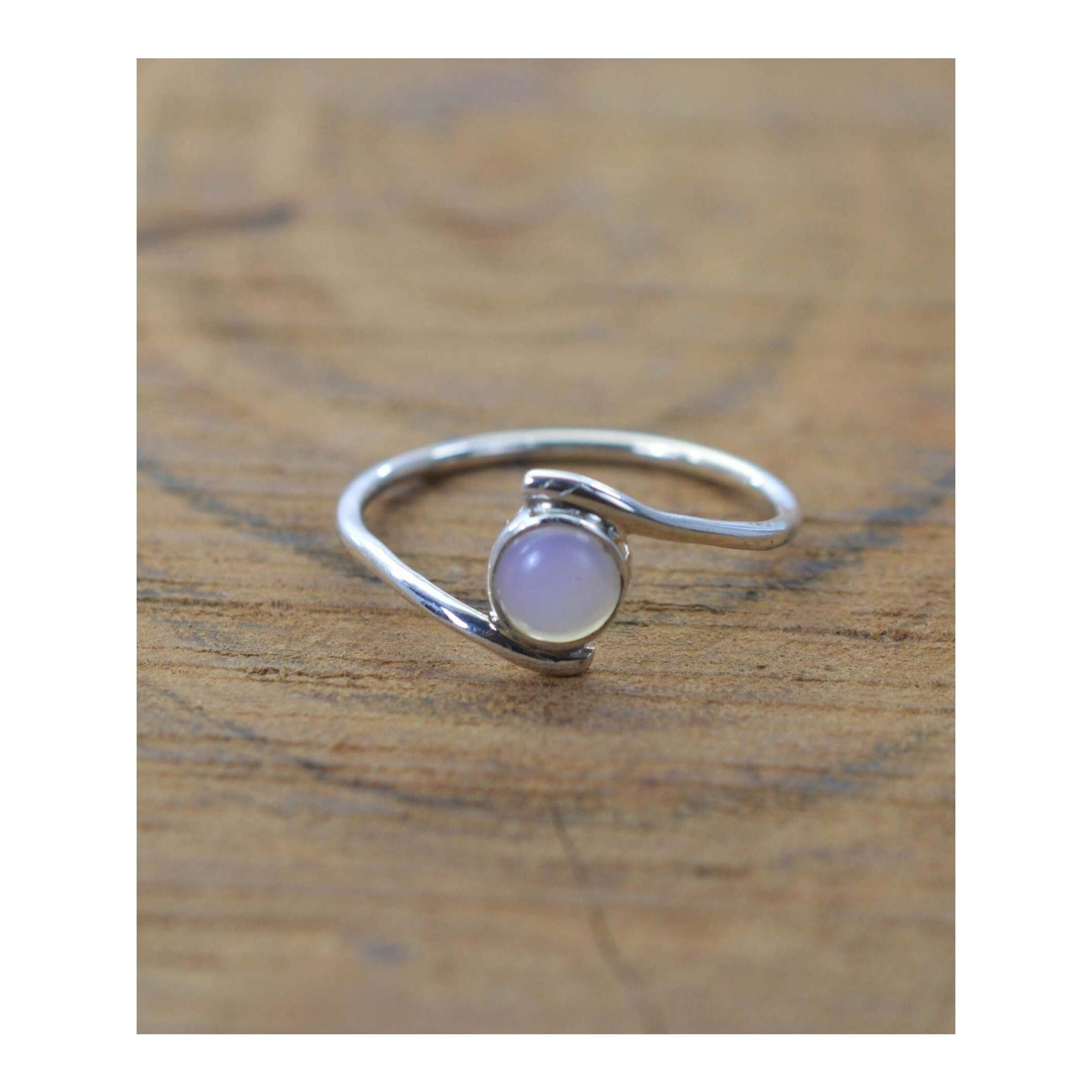 925 Silver Gemstone Side Ring